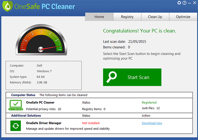 OneSafe PC Cleaner Pro Patch